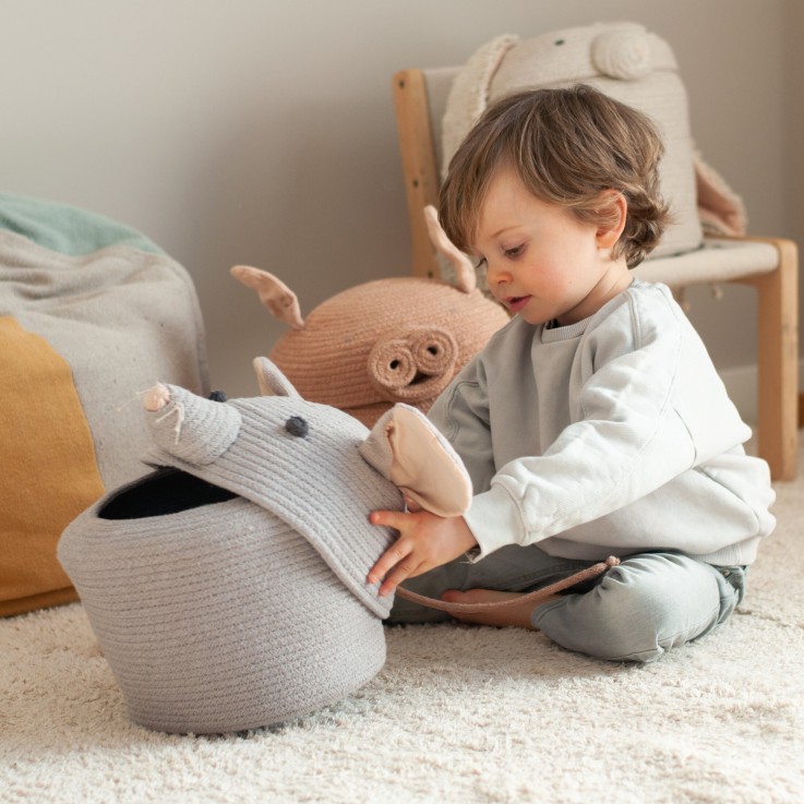 Panier Le Rat Renata En Coton Animal Crew