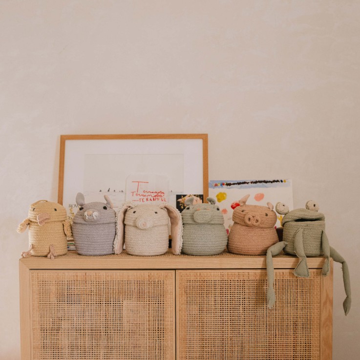 Panier Fred La Grenouille Jardin Fantastique