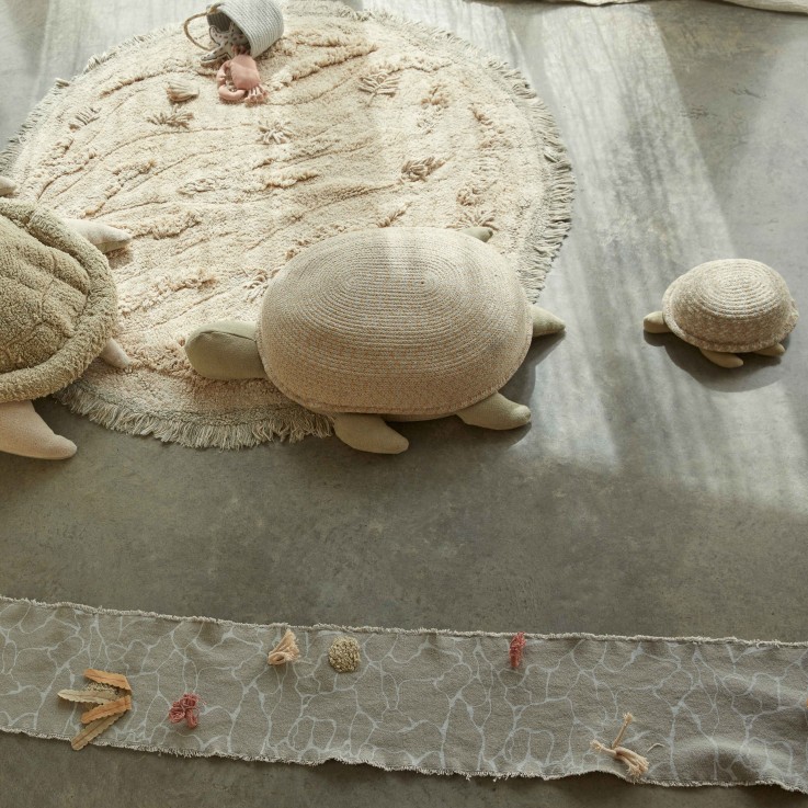 Panier Maman Tortue En Coton Merveilles De La Mer