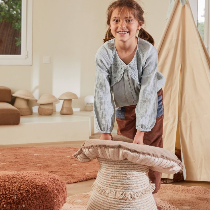 Panier Champignon Géant En Coton Chasse Aux Champignons