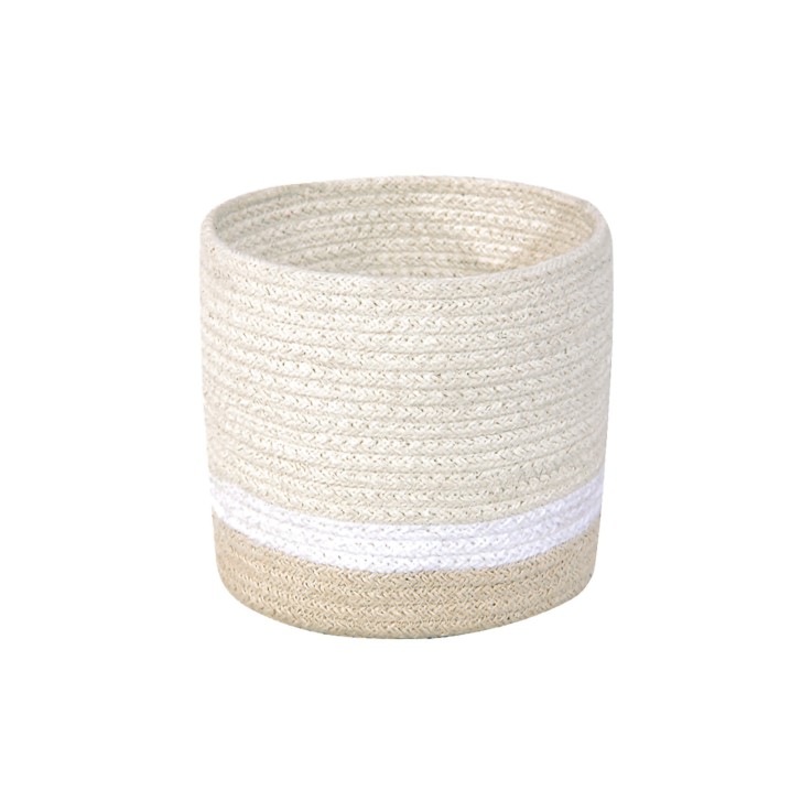  Panier Mini Tricolore En Coton Tribute To Cotton