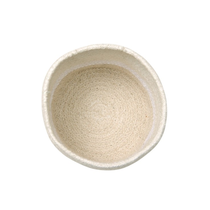  Panier Mini Tricolore En Coton Tribute To Cotton