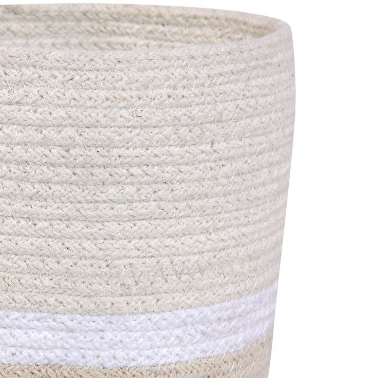  Panier Mini Tricolore En Coton Tribute To Cotton