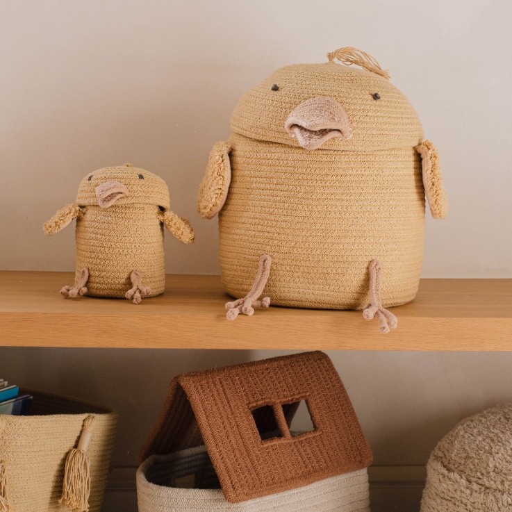 Panier Mini Charlie Le Poulet En Coton The Animal Crew