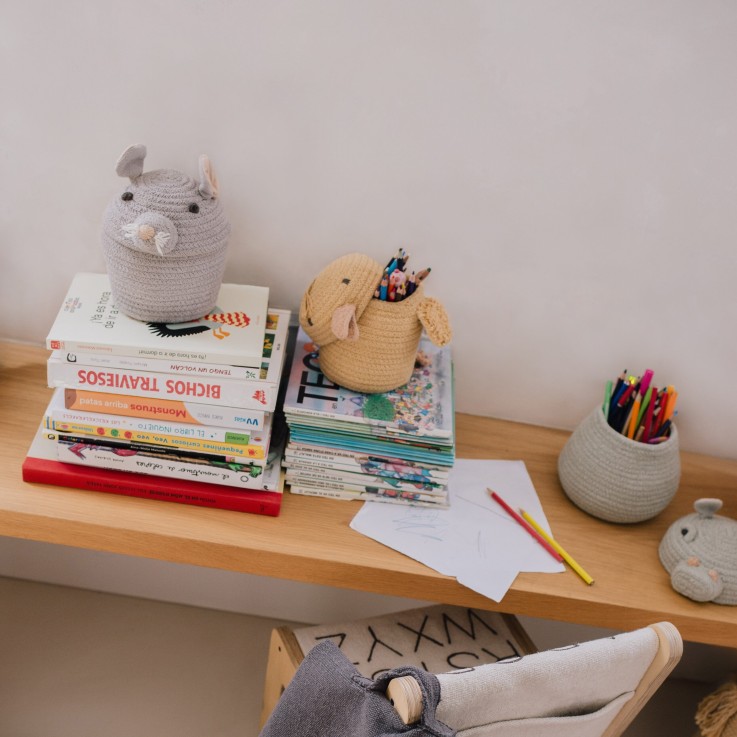 Panier Mini Charlie Le Poulet En Coton The Animal Crew