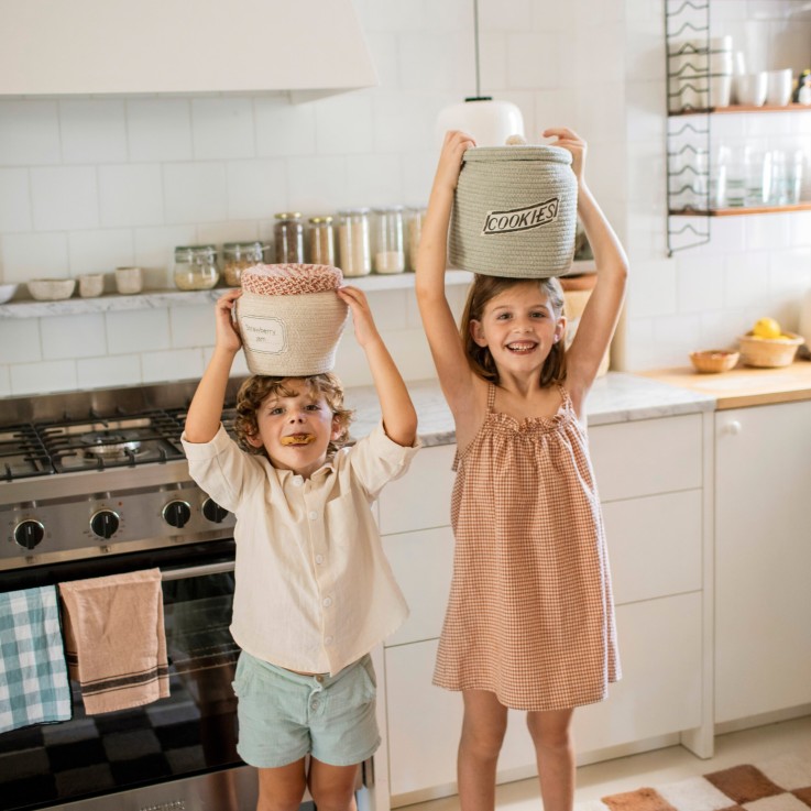 Panier Pot De Confiture En Coton Little Chefs