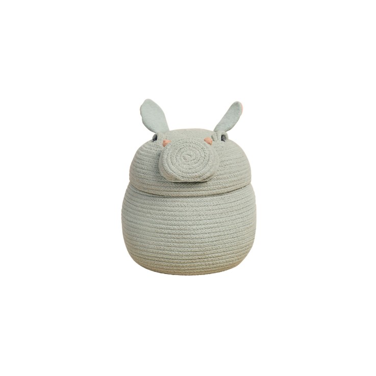 Panier Henry L'Hippopotame En Coton Animal Crew
