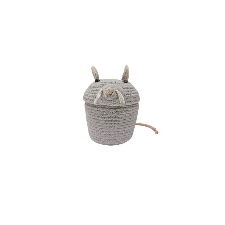  Panier Mini Renata Le Rat En Coton The Animal Crew