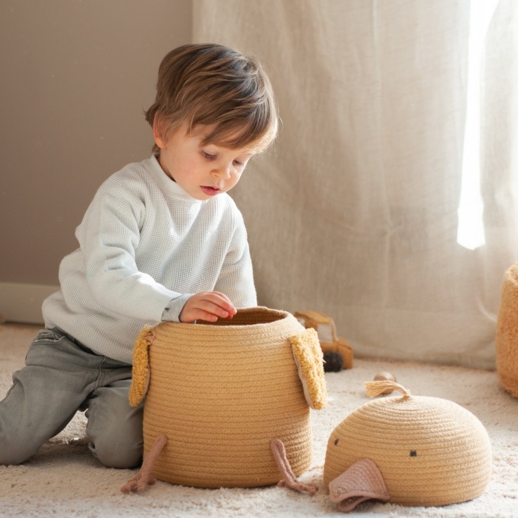 Panier Le Poulet Charlie En Coton Animal Crew