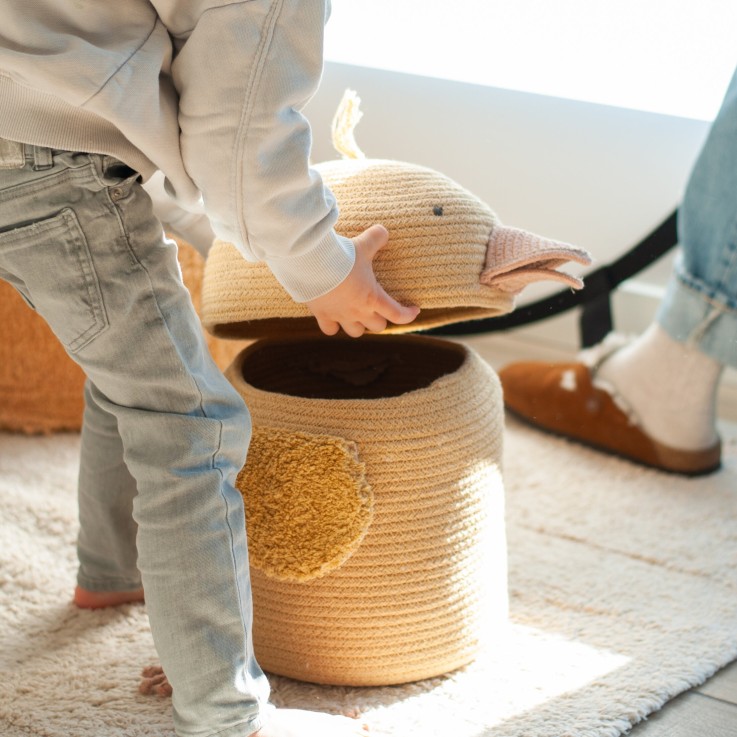 Panier Le Poulet Charlie En Coton Animal Crew