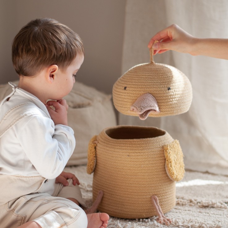 Panier Le Poulet Charlie En Coton Animal Crew