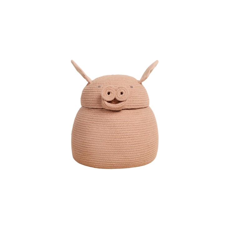 Panier Le Cochon Peggy En Coton Animal Crew