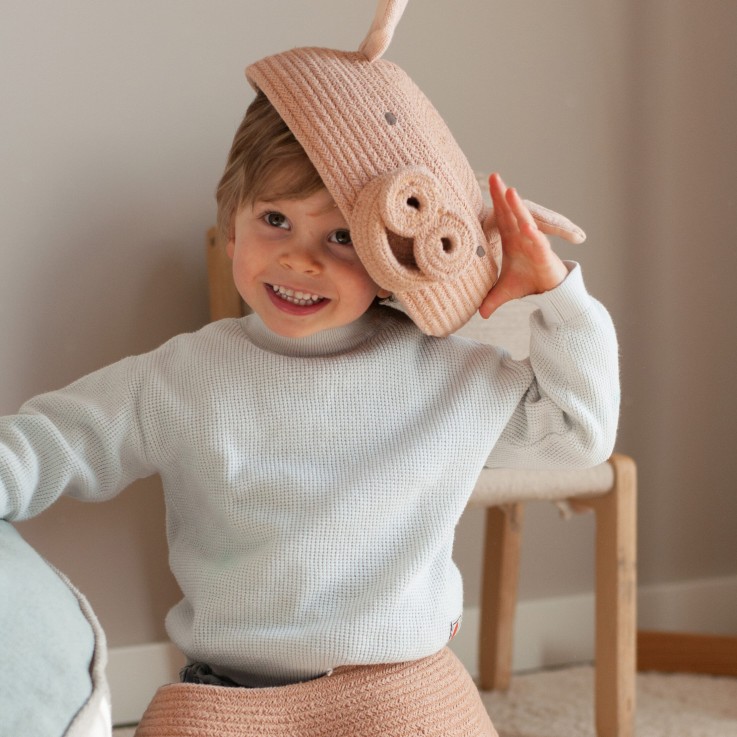 Panier Le Cochon Peggy En Coton Animal Crew