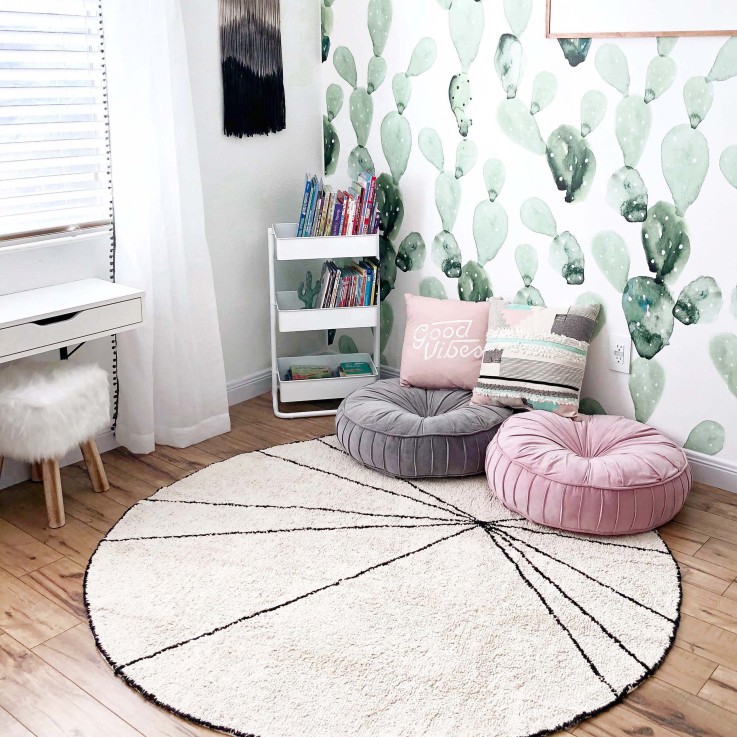 Tapis Rond En Coton Tracer Bereber Classics