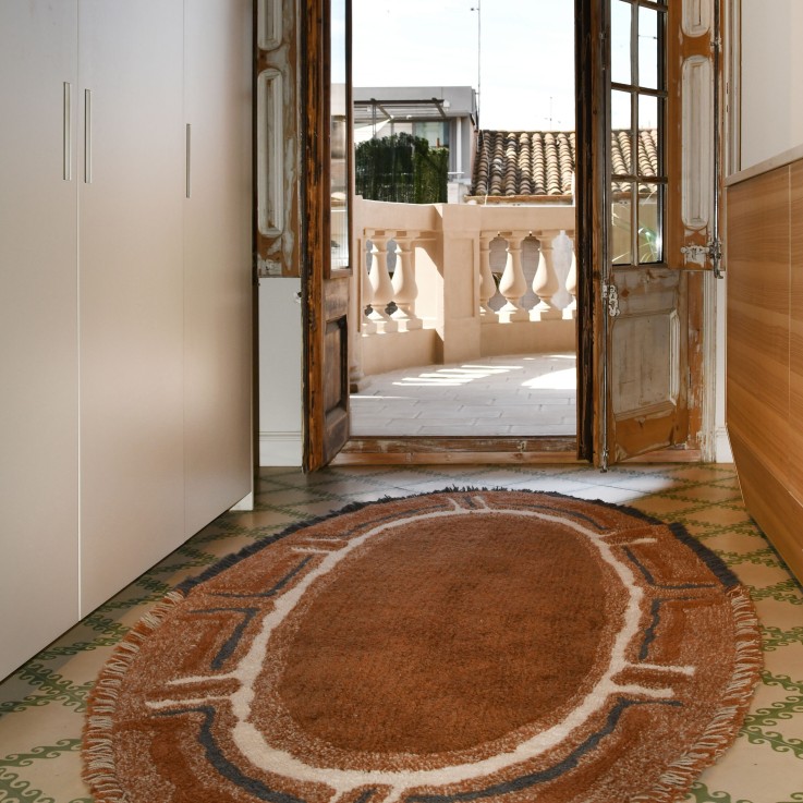 Tapis À Laine Rectangulaire Karibu