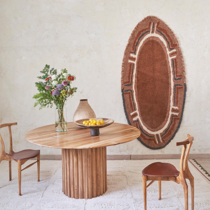 Tapis À Laine Rectangulaire Karibu