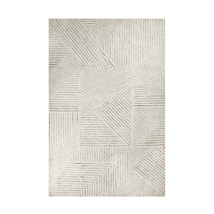 Tapis À Laine Rectangulaire Fields