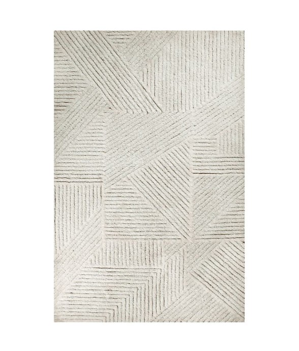 Tapis À Laine Rectangulaire...