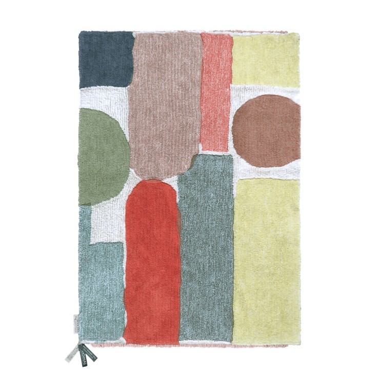 Tapis À Laine Rectangulaire Abstrait Donna Wilson