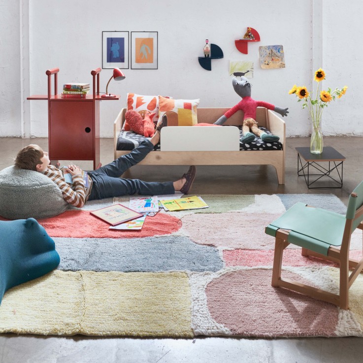 Tapis À Laine Rectangulaire Abstrait Donna Wilson