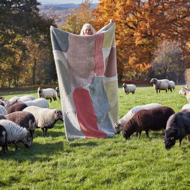 Tapis À Laine Rectangulaire Abstrait Donna Wilson