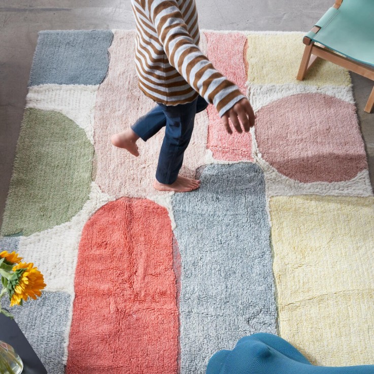 Tapis À Laine Rectangulaire Abstrait Donna Wilson