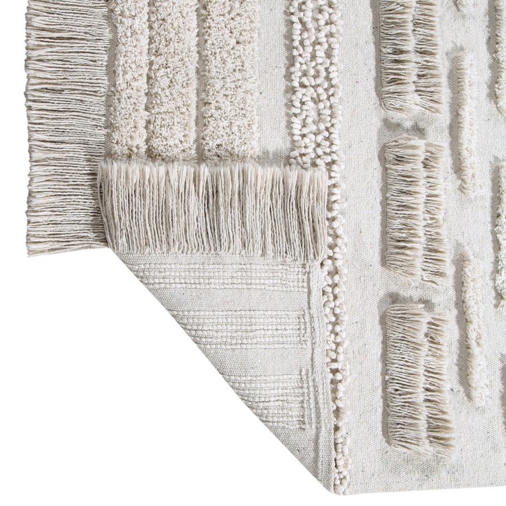 Tapis Rectangulaire En Coton Air