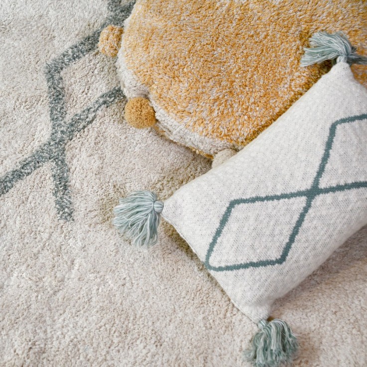 Coussin Tricoté En Coton Little Oasis Bereber Style