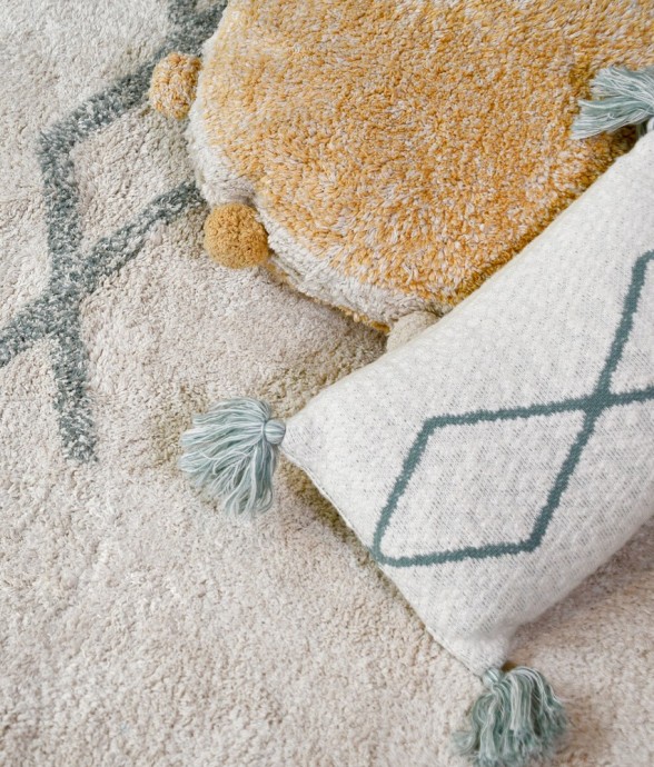 Coussin Tricoté En Coton...