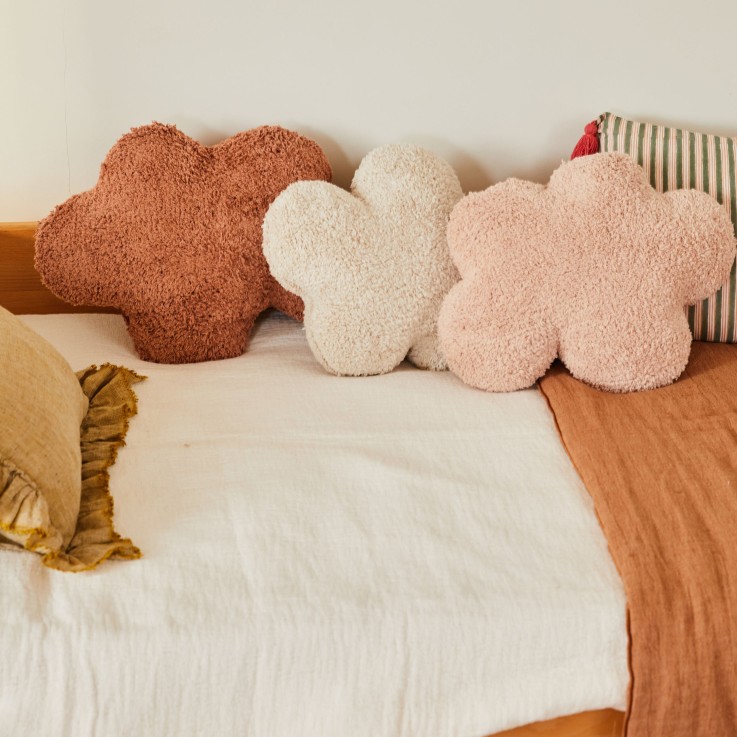 Coussin De Sol En Coton Nuages Chasse Aux Champignons