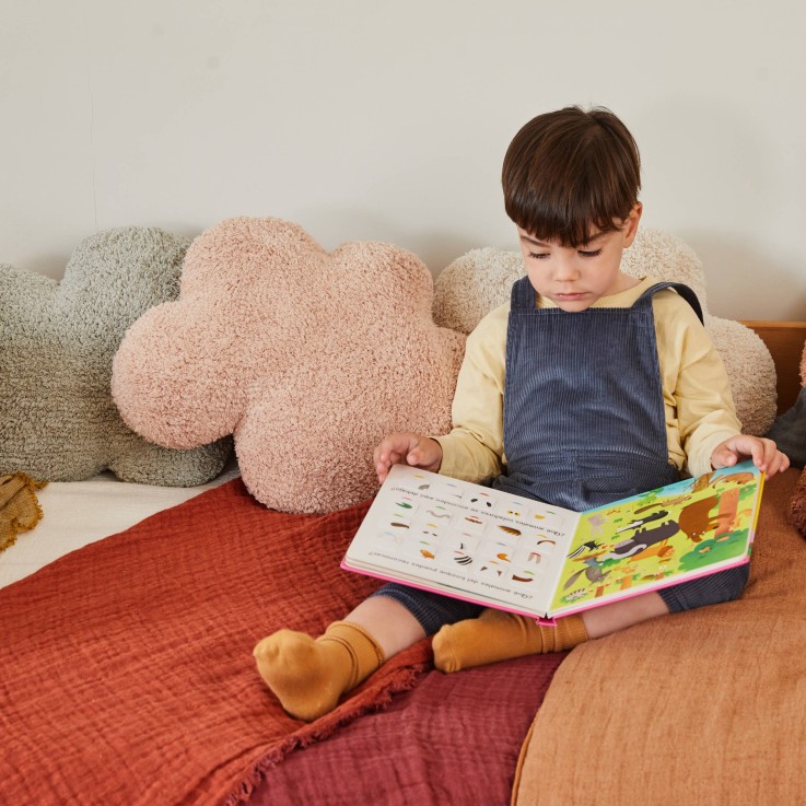 Coussin De Sol En Coton Nuages Chasse Aux Champignons