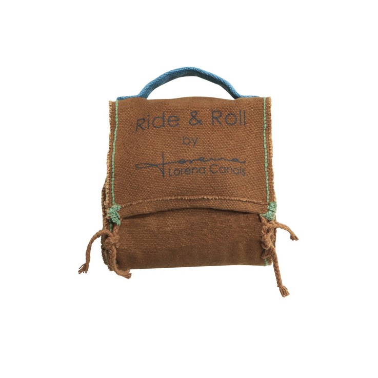 Peluche et tapis de jeu enroulable Ride & Roll en coton