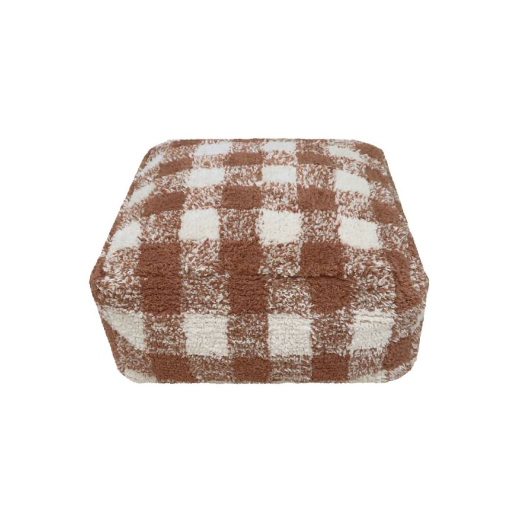 Pouf En Coton Vichy Little Chefs