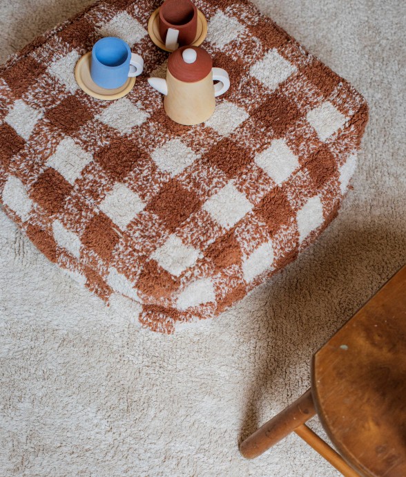 Pouf En Coton Vichy Little...