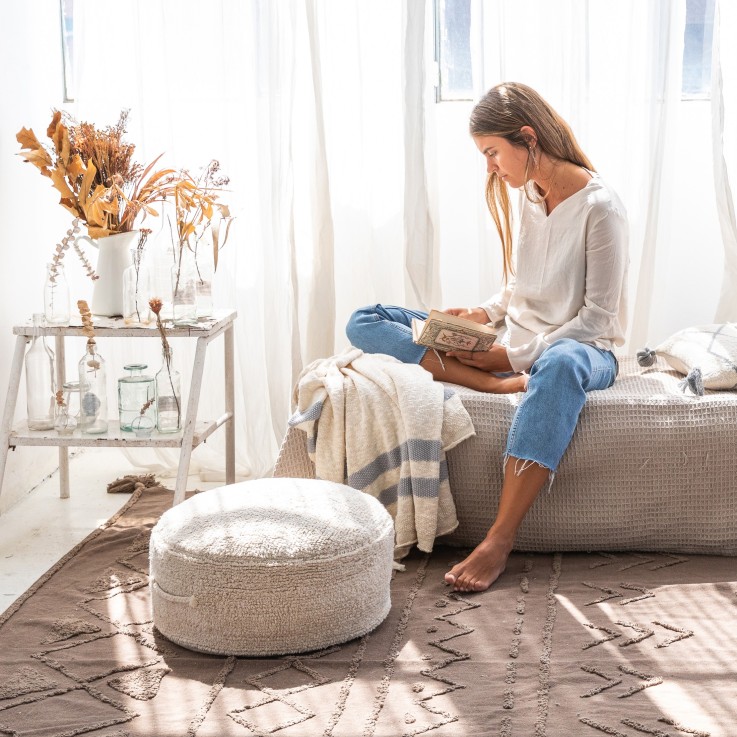 Pouf En Coton Chill Mushroom Hunt