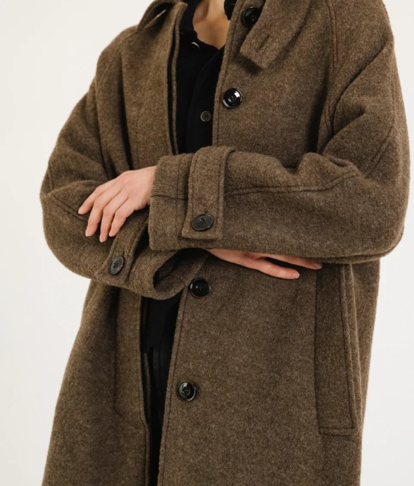 Manteau Mairy Tourbe