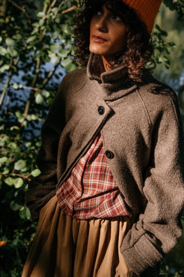 Manteau Mairy Tourbe