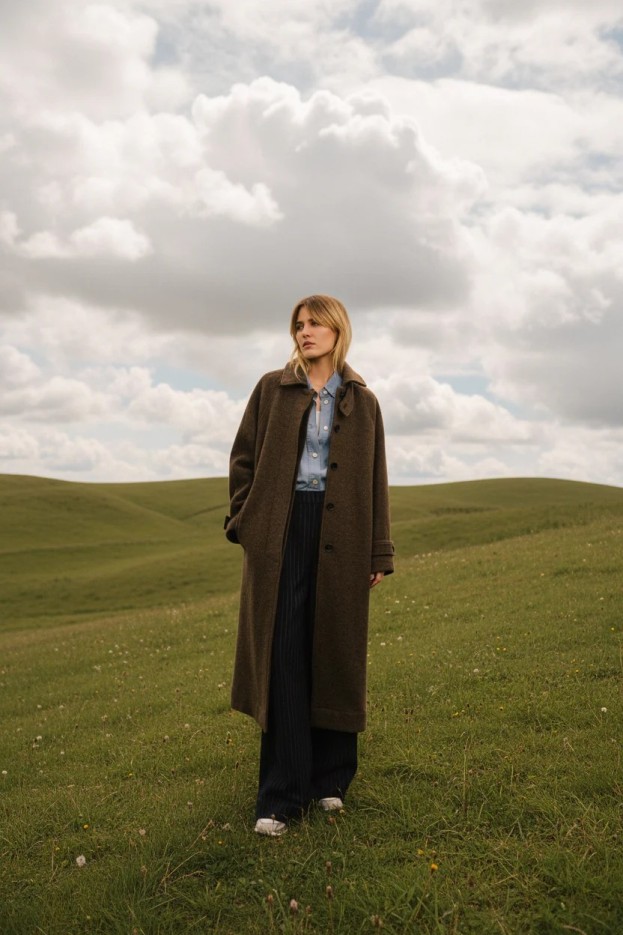 Manteau Mayri Tourbe