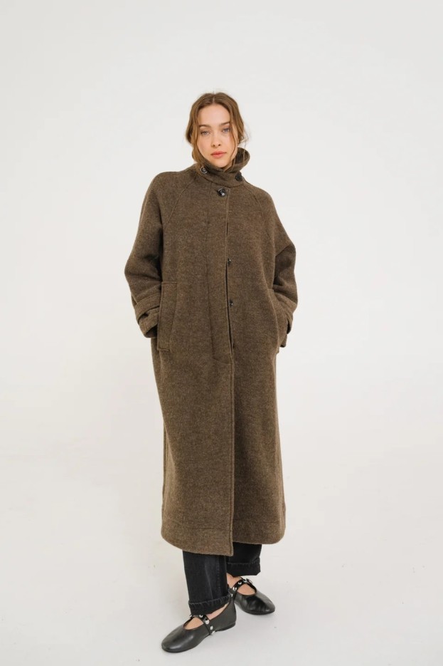 Manteau Mayri Tourbe
