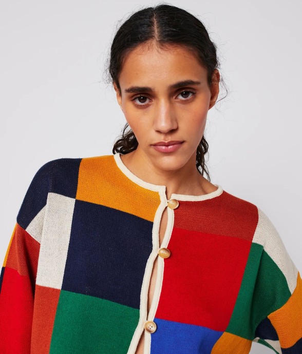 Cardigan Multicolore Coton