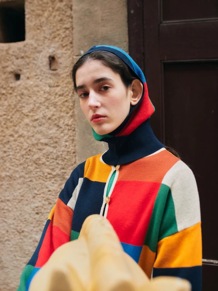 Cardigan Multicolore Coton