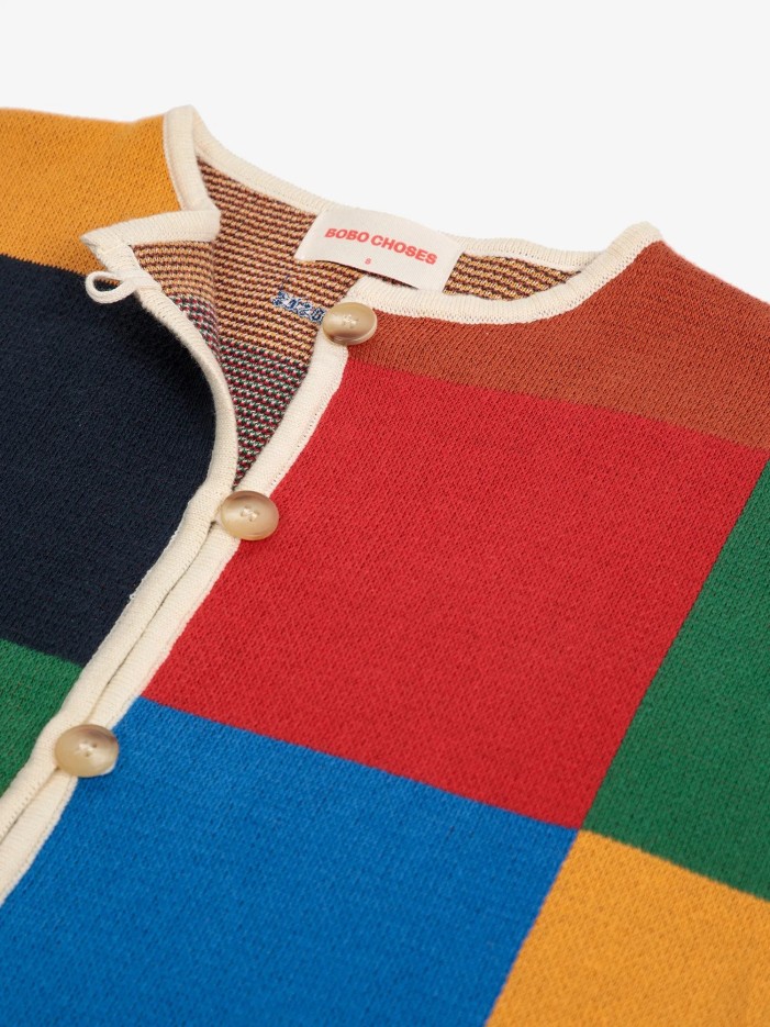 Cardigan Multicolore Coton