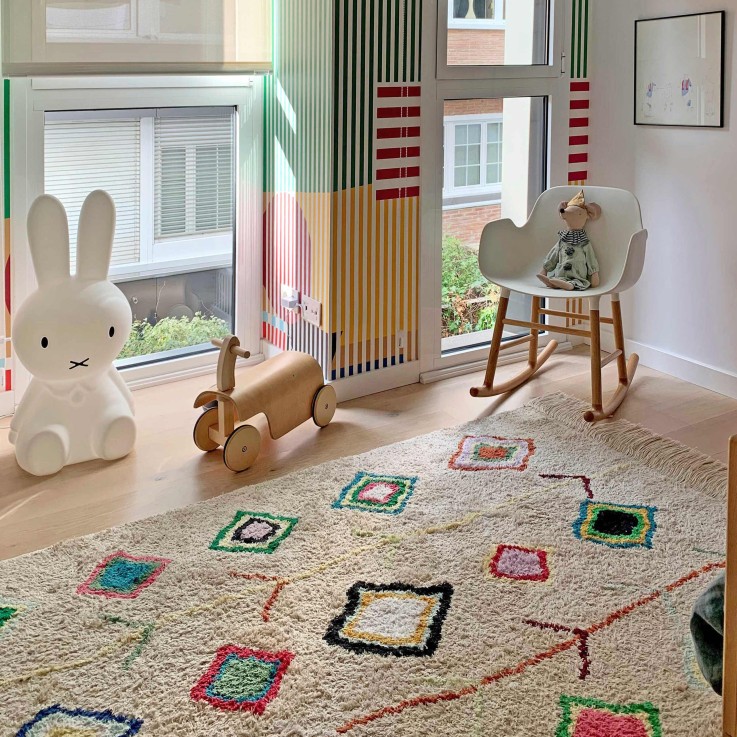 Tapis Rectangulaire En Coton Kaarol