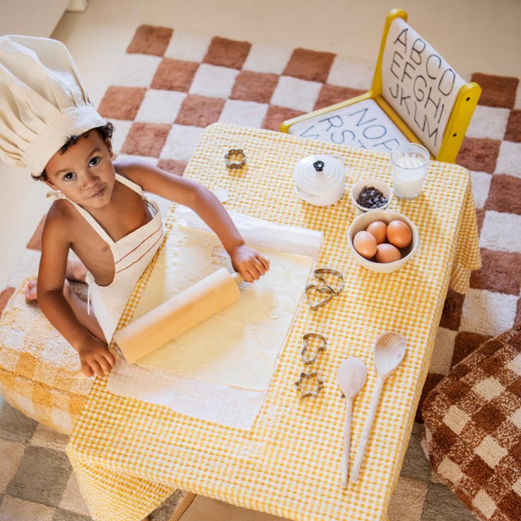 Tapis Rectangulaire En Coton Carrelages Little Chefs