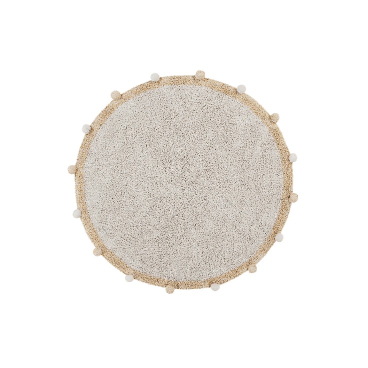 Tapis Rond En Coton Bubbly