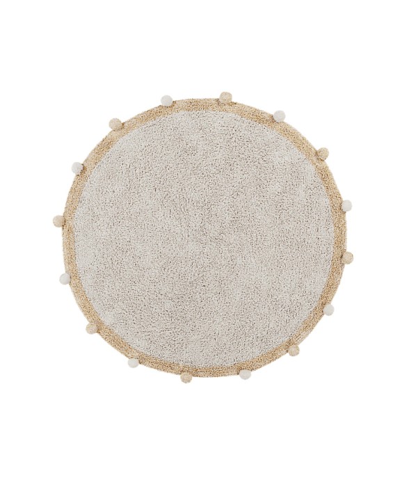 Tapis Rond En Coton Bubbly
