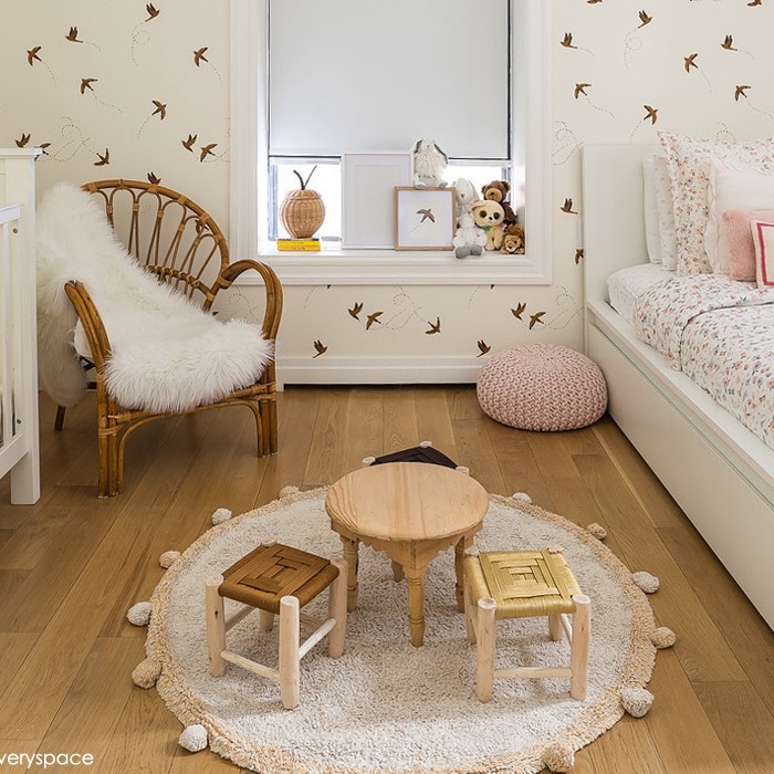 Tapis Rond En Coton Bubbly