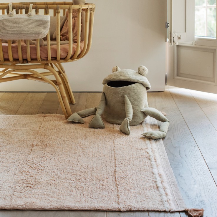 Tapis Rectangulaire En Coton Jardin Fantastique