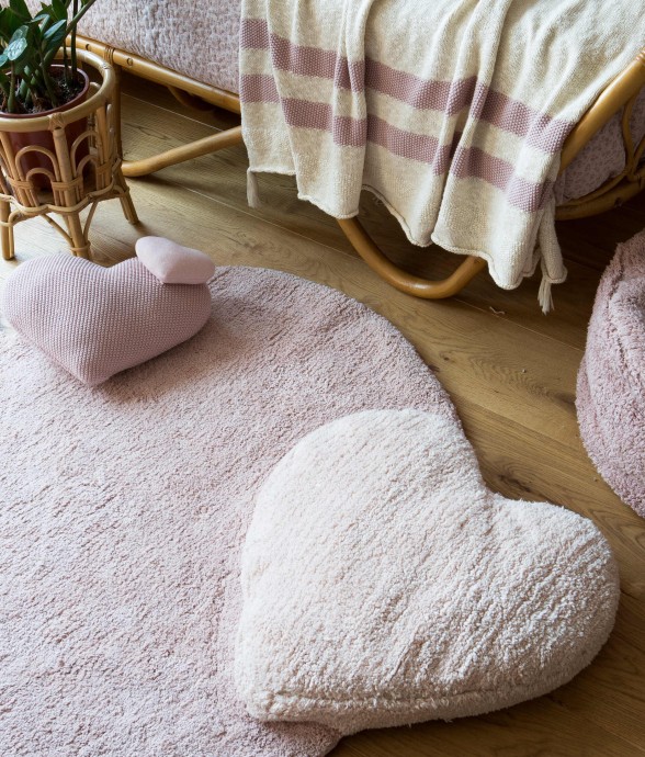 Tapis Cœur En Coton Amour...