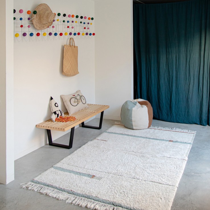 Tapis Rectangulaire En Coton Voies Eco-City